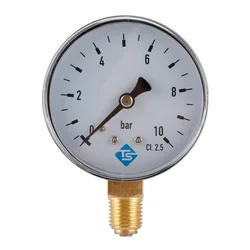 Pressure Gauge 0-10bar 1/4