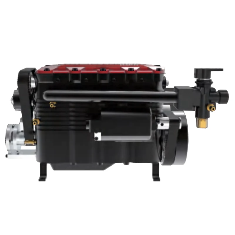 TOYAN Inline 4 Cylinder Water Cooled Engine DIY 4x3.5CC Four-stroke Gasoline Engine Assembly Kit Toy FS L400BGC