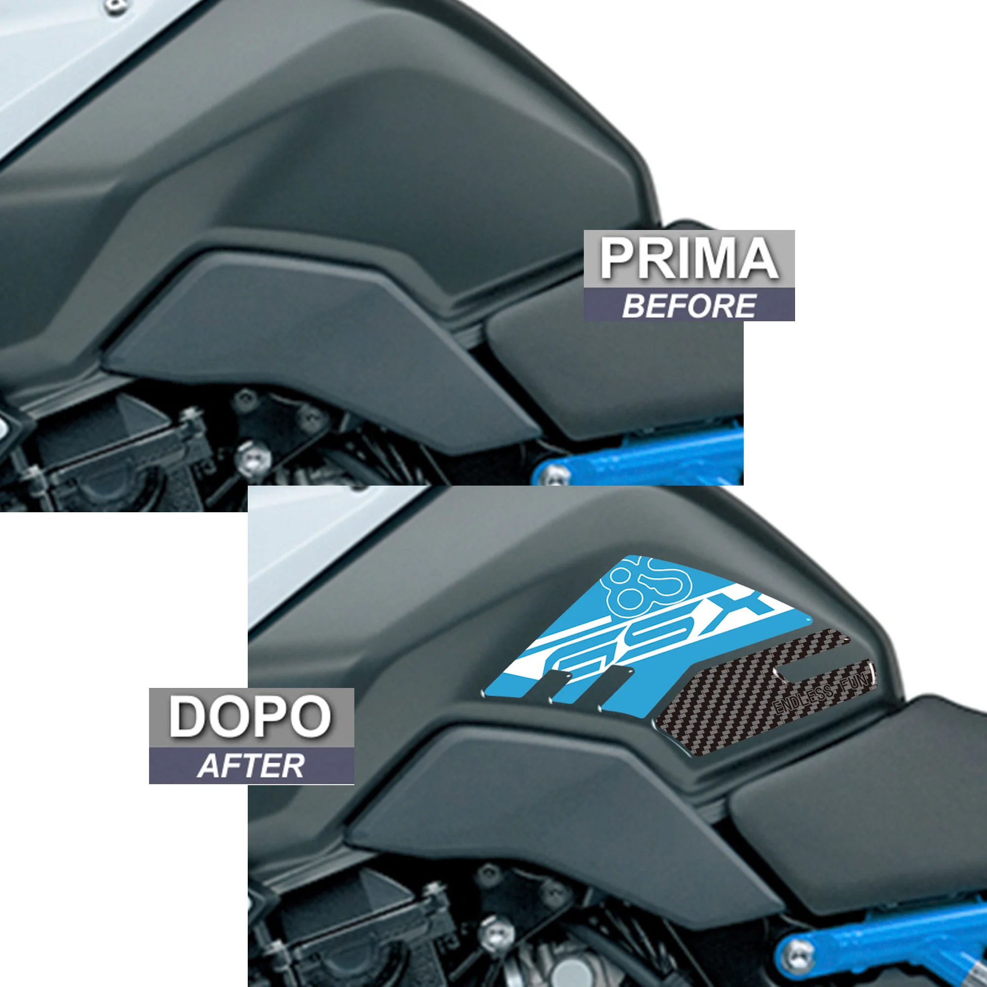 

Fit Suzuki GSX-8S GSX8S GSX 8S 800 Motorcycle Tank Knee Pad Grips Stickers Decals Protector Gas Fuel Oil Kit 2023 2024