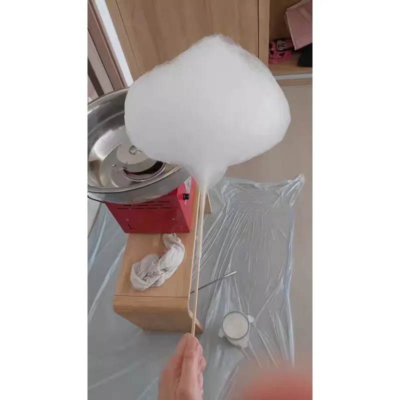 High Speed Cotton Candy Machine Commercial Electric Lightweight Belt Drive Floss Maker For Street Vendor Cart Mobile Business view 6