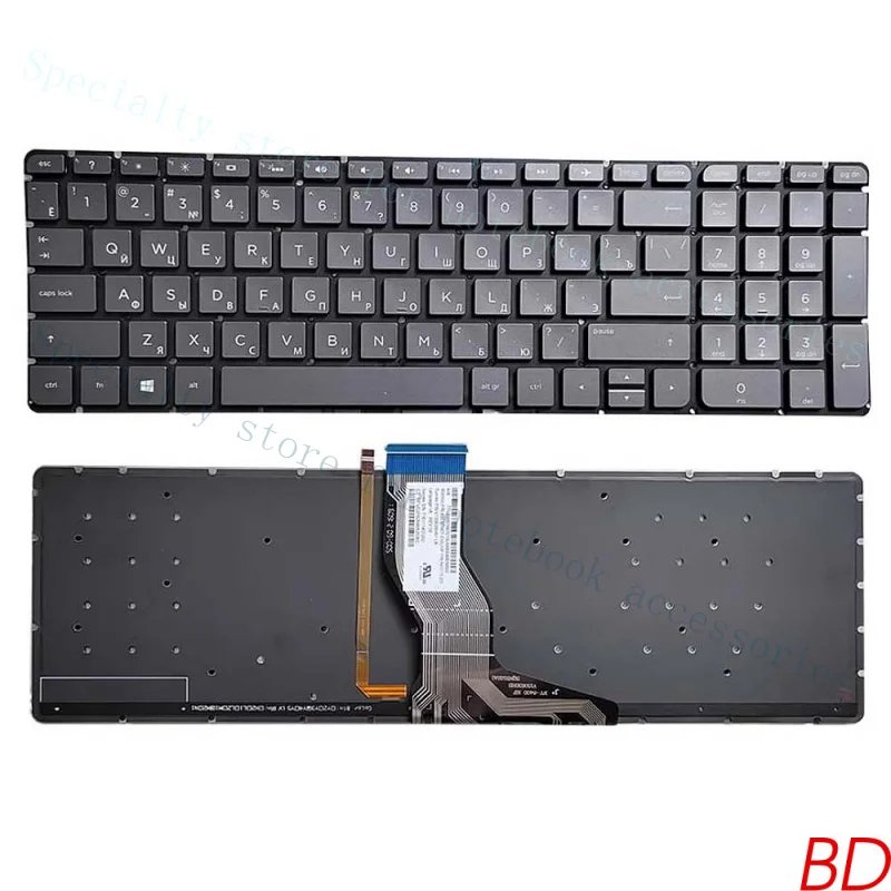 A+ Laptop Keyboard Backlit Keyboard For HP ENVY 15-AQ M6-AQ AR TPN-W119