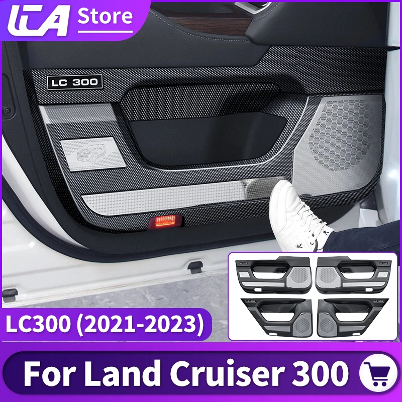 For 2021 2022 2025 Toyota Land Cruiser 300 Car Door Protective Cover Speaker Cover LC300 FJ300 Interior Upgraded Accessories