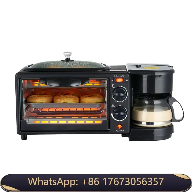 9L Ln Stock Electric Household Machine Breakfast Maker Machine With Toast Oven 3 In 1 Breakfast Makers