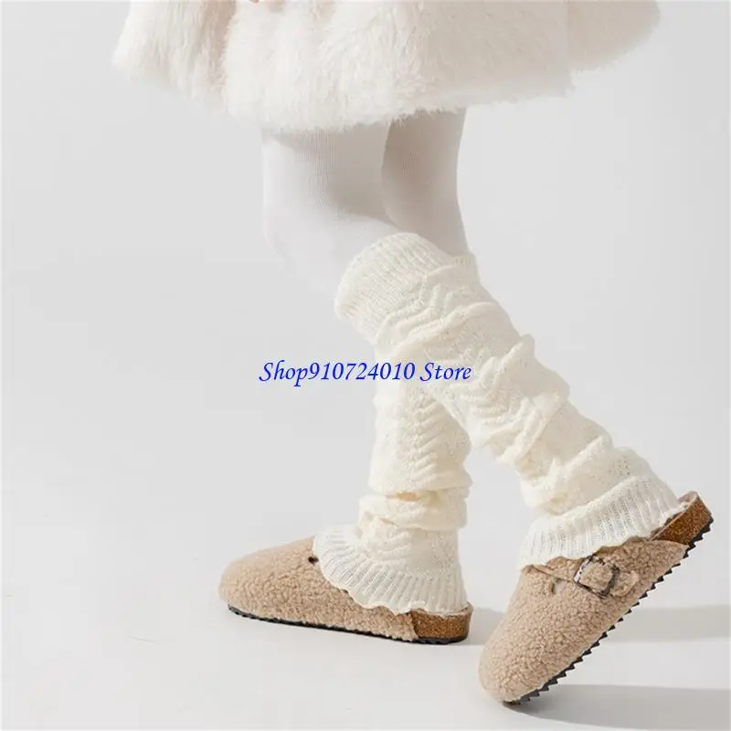 

77HD Girls Stylish Leg Warmer With Glittering Brilliant Elastic Stacked Socks