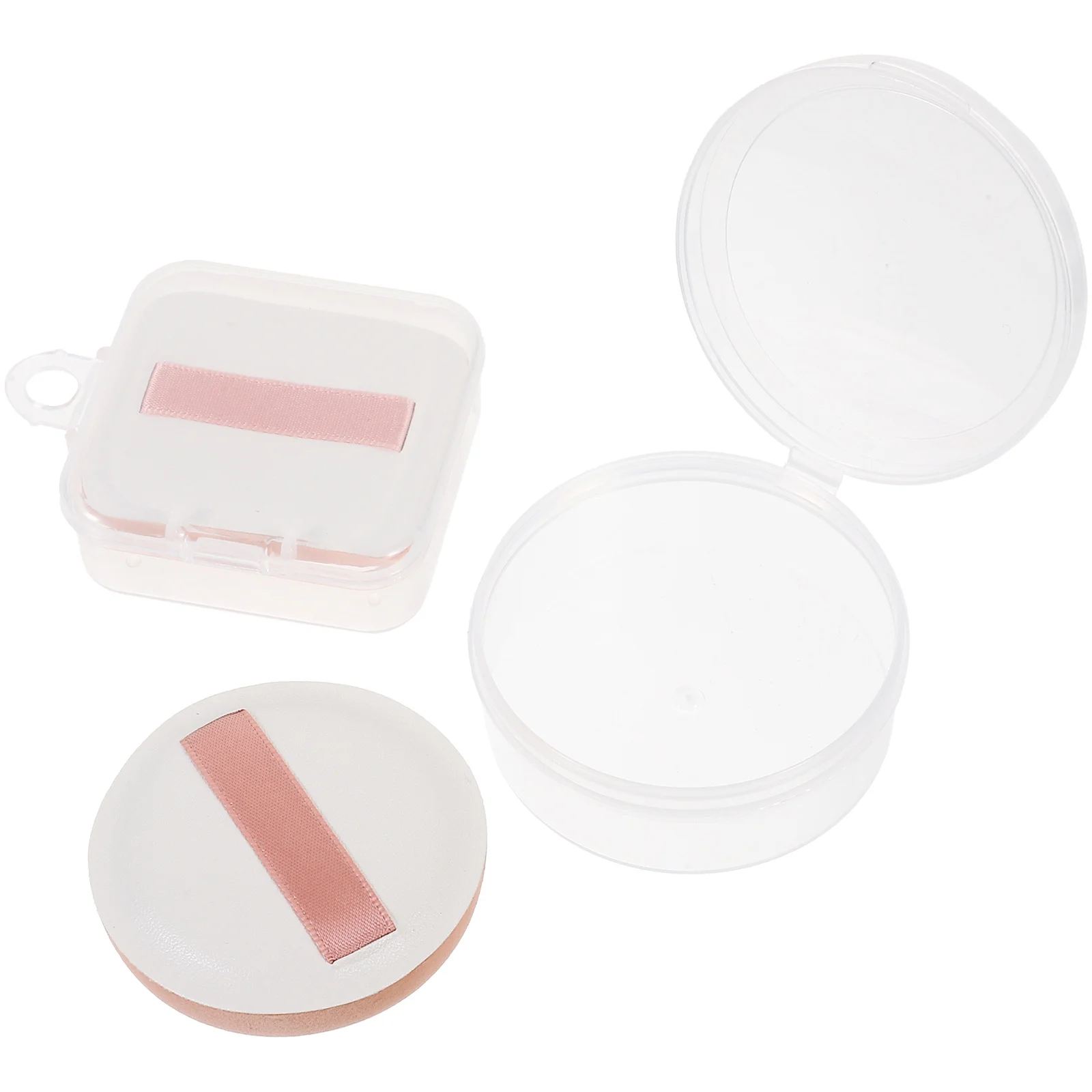 2 stuks make-up spons herbruikbare poederdons voor foundation markeerstift blusher gezicht cosmetica poeder make-up sponzen