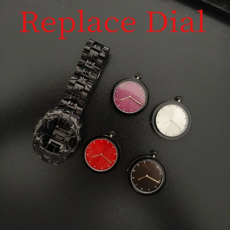 NEW Unusual Claw Watch Alabaster Style Retro Y2K Quartz Watch with Interchangeable Dials Ultra-Niche Punk-Inspired Watch Style