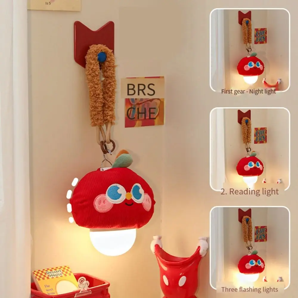 Creativity LED Mini Night Light Cute Comfort Fruit Night Light Suspension 3 Color Light Ambient Light Gift