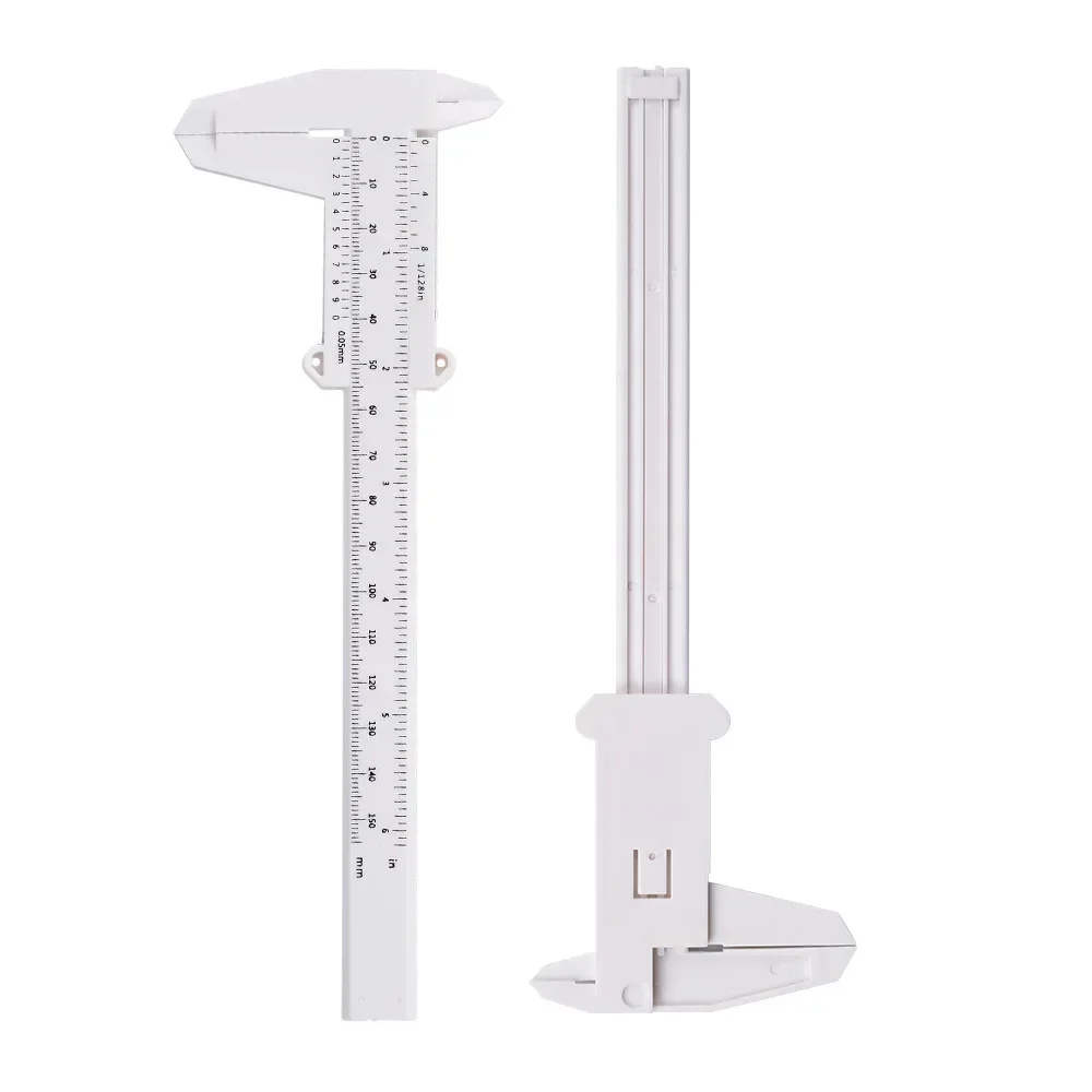 1PC Plastic Makeup Eyebrow 150 MM Calipers Gauge Micrometer Measuring Tools Tattoo Microblading Ruler