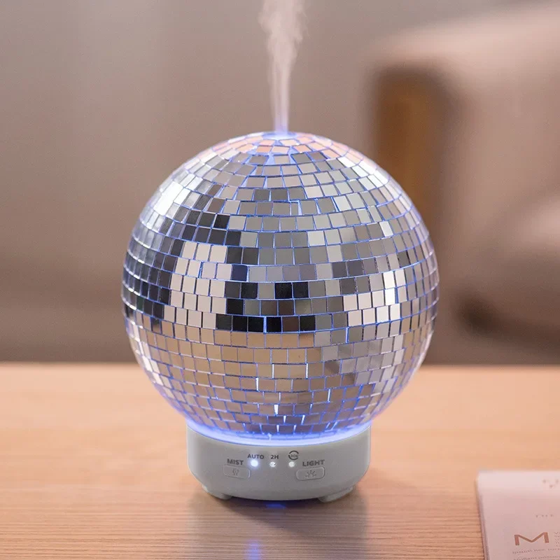 For Rotating Laser Ball Aromatherapy Machine  Desktop Humidifier Simulation Cigarette Ring Flame Aromatherapy Machine