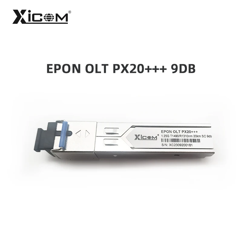 EPON GBIC PX20+++ 20KM 1.25G Optical Fiber PON Module 7/8/9db SC Port, Compatible with BDCOM TPLINK Ubiquiti HIOSO VSOL Think