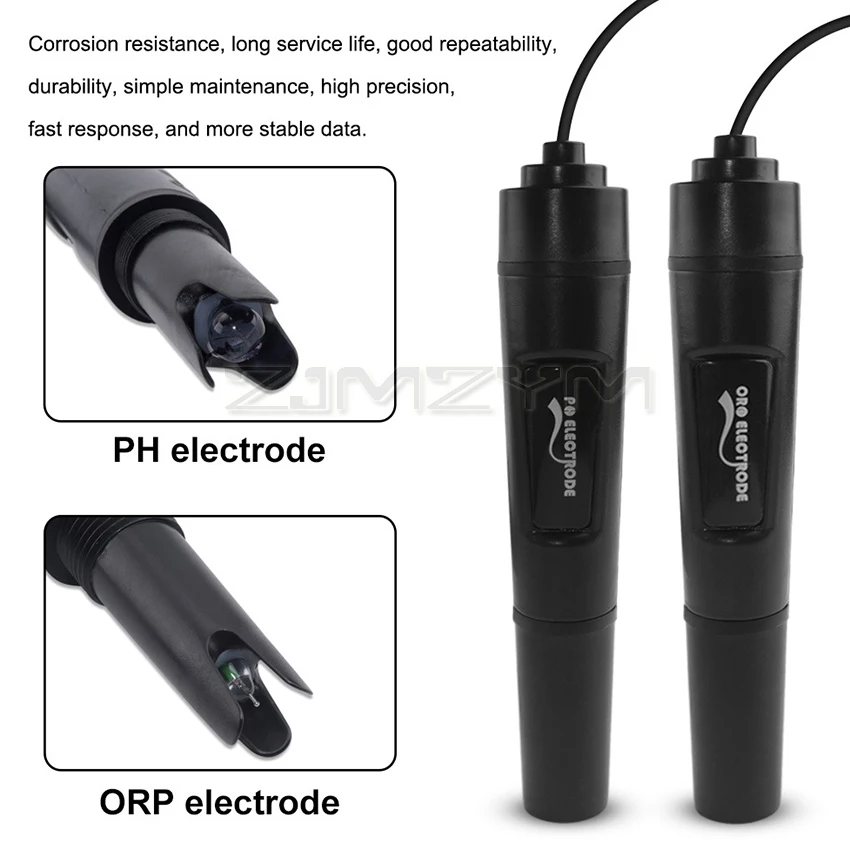 Digital 2-In-1 PH/ORP Meter Redox PH-ORP Controller w/ Output Power Relay for Aquarium Hydroponics Plant Pool Spa Water Tester