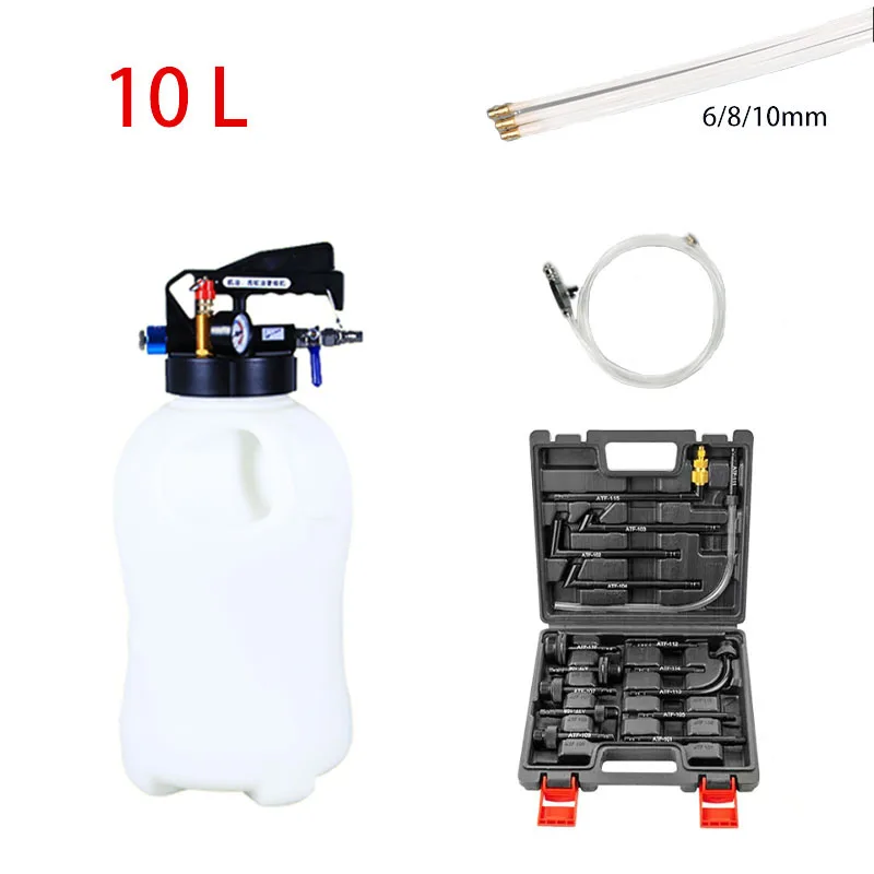 

Pneumatic Transmission Oil Refilling Tool 8L/10L Dispenser Pump Kit Fluid Extractor Adaptor 15Pc Filling Tool