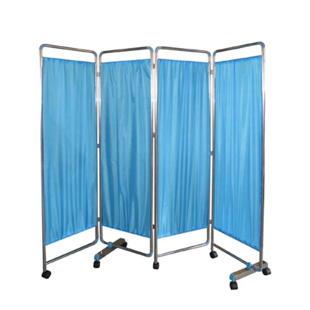 High Quality Commercial Furniture Hospital Bedside Patient Ward Screen Nursing Room Foldable Patient Ward Screen