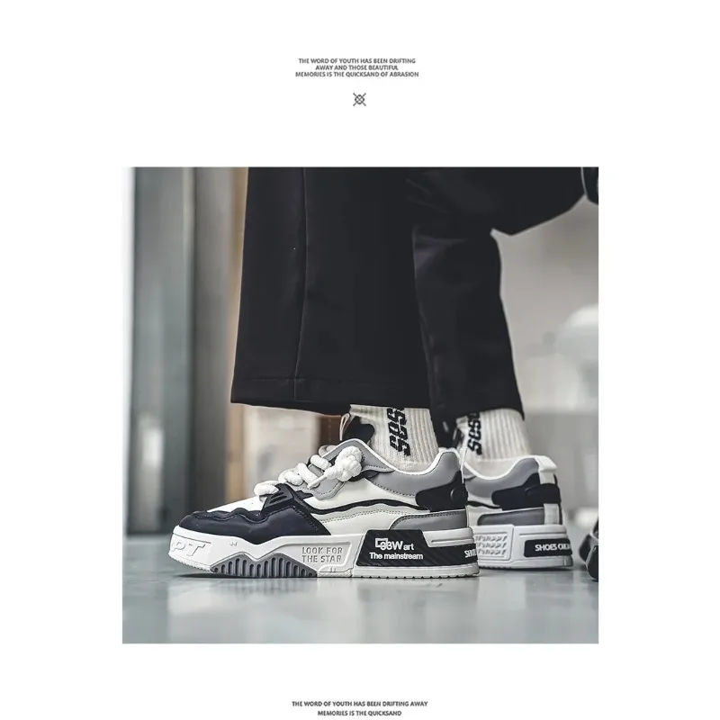 

Men's Casual Sneakers Mesh Breathable Fashionable Lace Up Running Shoes 2024 Walking Daily Sneakers Jogging Training Footwear