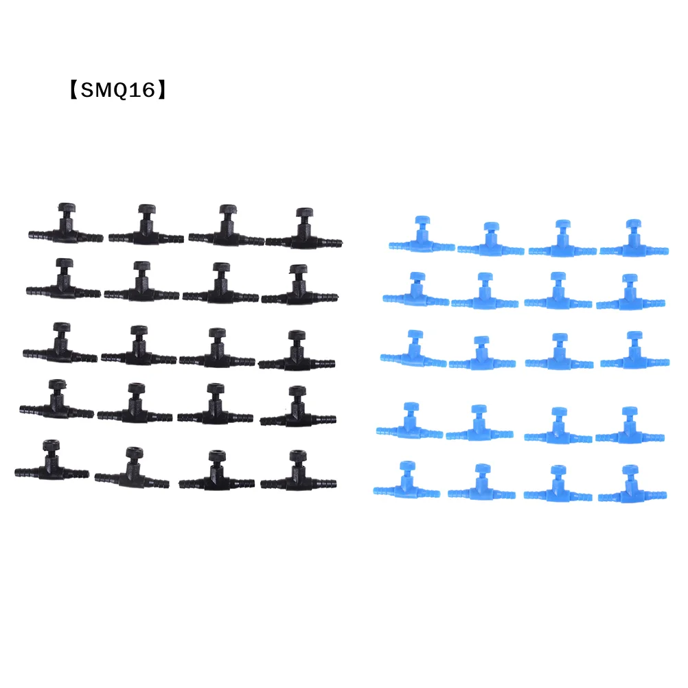 20Pcs 4mm Aquarium Fish Tank Adjust Air Line Tubing Volume Flow Control Valves Best Quality【SMQ】