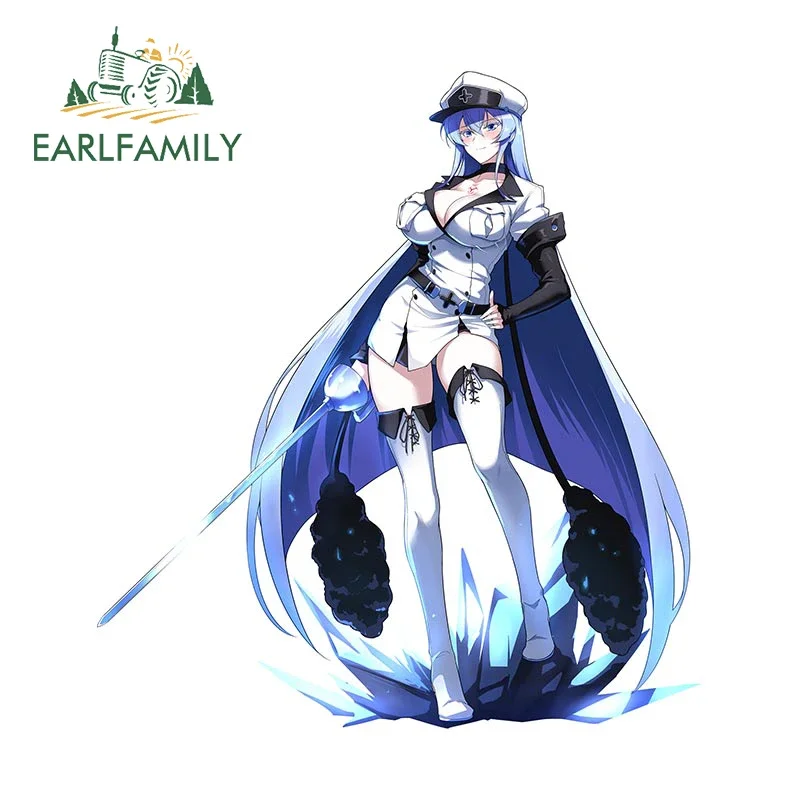 EARLFAMILY 13cm x 11.9cm for Creative Esdeath Blankets Funny Car Stickers Vinyl RV Sexy Decal Auto Anime Laptop Car Accessories - Image 2