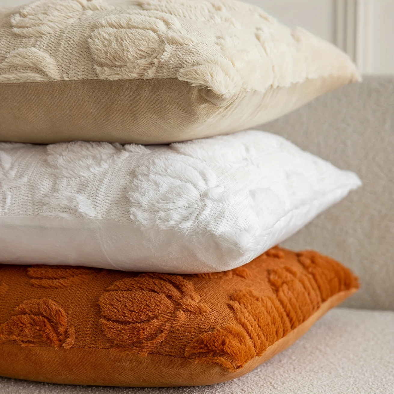 1 قطعة الخريف اليقطين رمي غطاء وسادة لينة الجاكار الخريف الحصاد وسادة الزخرفية القضية لغرفة المعيشة غرفة نوم أريكة #3