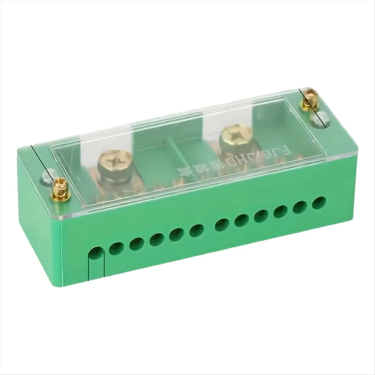 A60P Fj6 Single-Phase Wire Junction Box 12 Export, Brass Terminal Block, for Home Distribution, Up to Support 200A, 220V