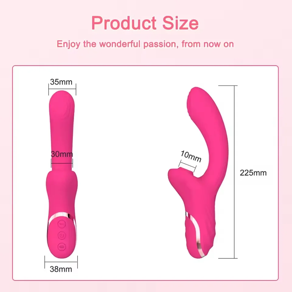 Powerful Sucker Vibrator Female Sucking Oral Clitoris Vagin Nipple Stimulator Massager Masturbation Adults Sex Toys for Women view 5