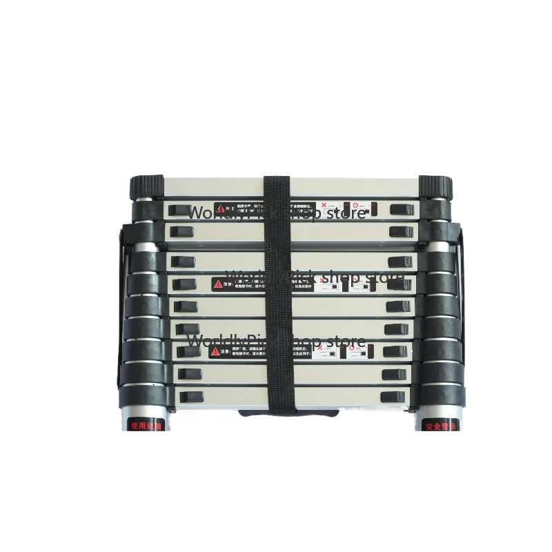 11+11 Steps 8.4 Meter Double Foldable Aluminium Scaffold Ladder Telescopic Domestic Ladders for Home Use