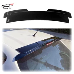 2008 To 2017 For SEAT Ibiza 6J Mk4 5 Door  Car Rear Roof Wing Spoiler Lip ABS Glossy Black Or Carbon Fiber Look Body Kit