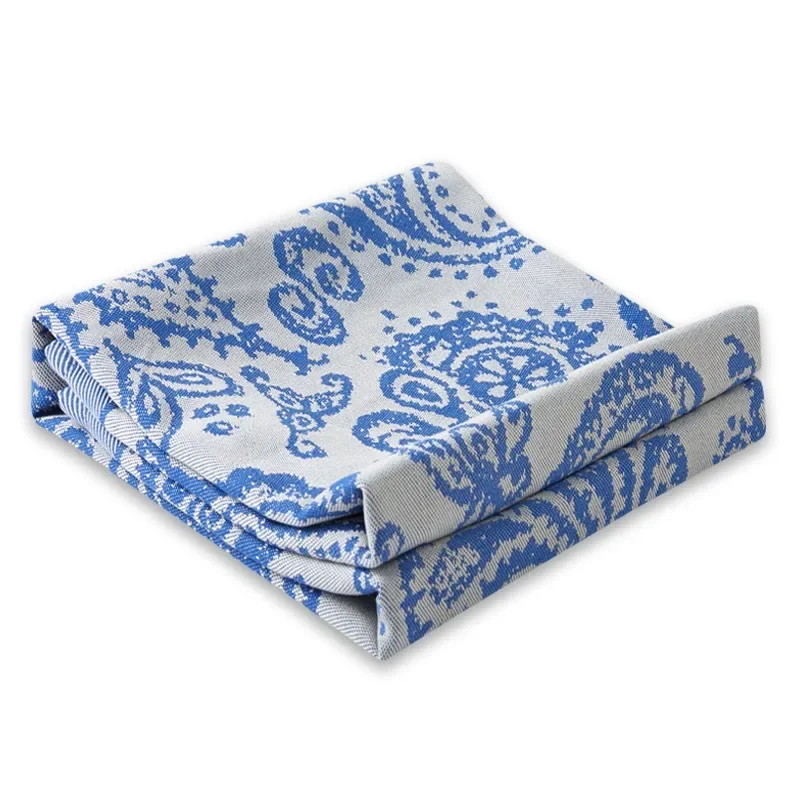 Thickened Napping Sofa Blanket Woven Jacquard Blanket Business Gift First Class Aviation Blanket Aircraft Blanket Cover Blanket