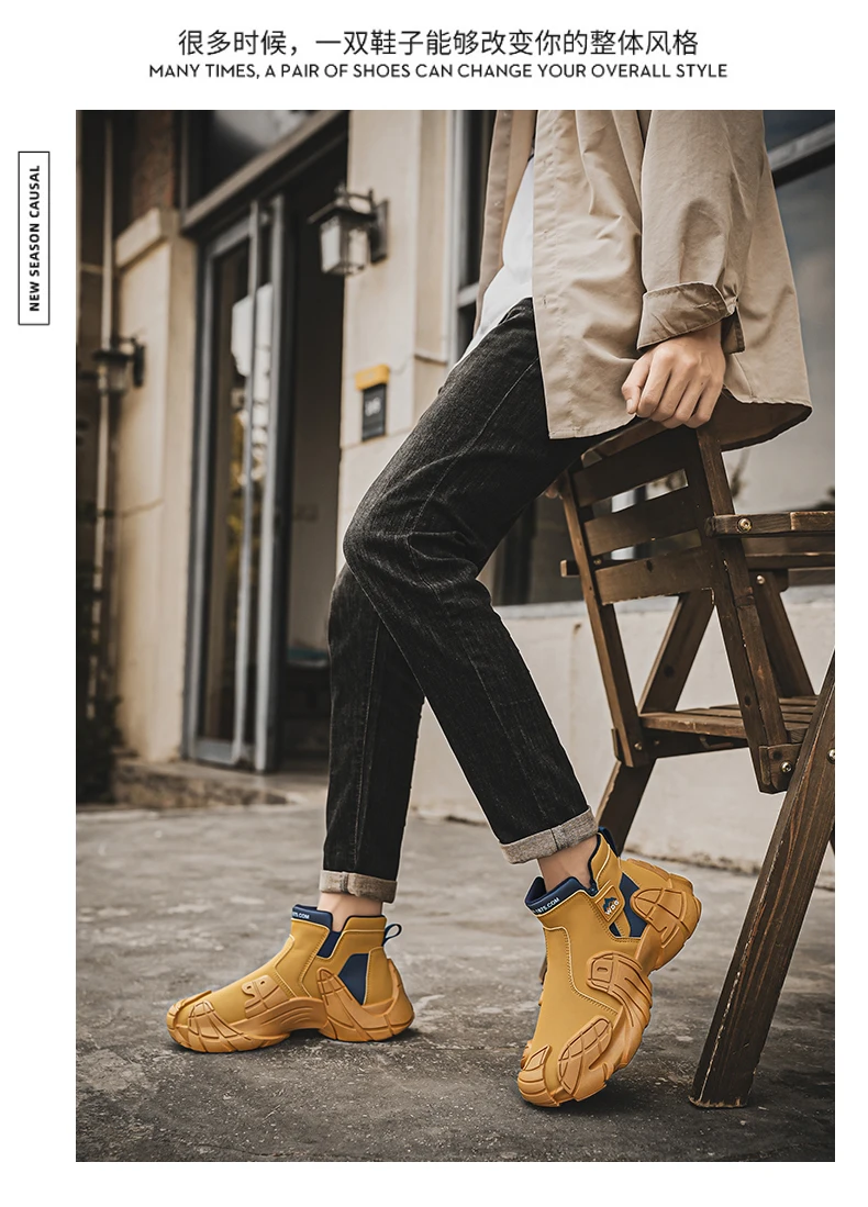 Herrenschuhe Atmungsaktive Casual Sneakers Neue Herren-Sneakers Rutschfeste Plattform-Laufschuhe Zapatos Para Hombres Outdoor-Sportschuhe – Detail 3