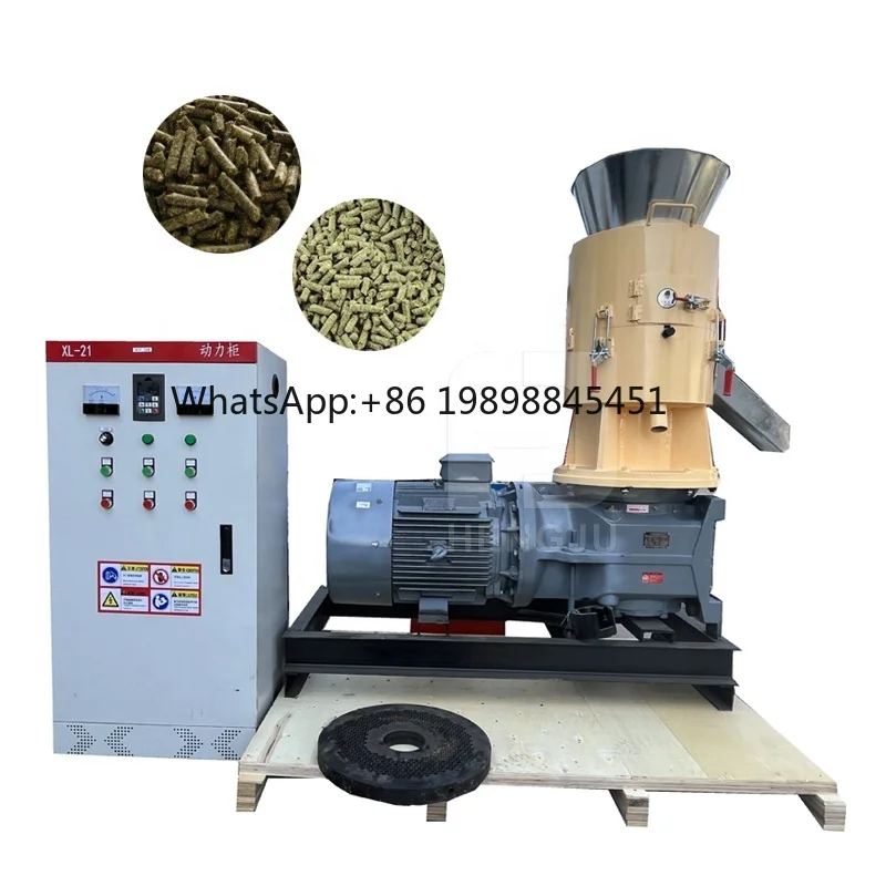 

Industrial CE 400-500kg/h Flat Die Wood Pellet Mill Wood Biomass Pellet Making Machine for Sale