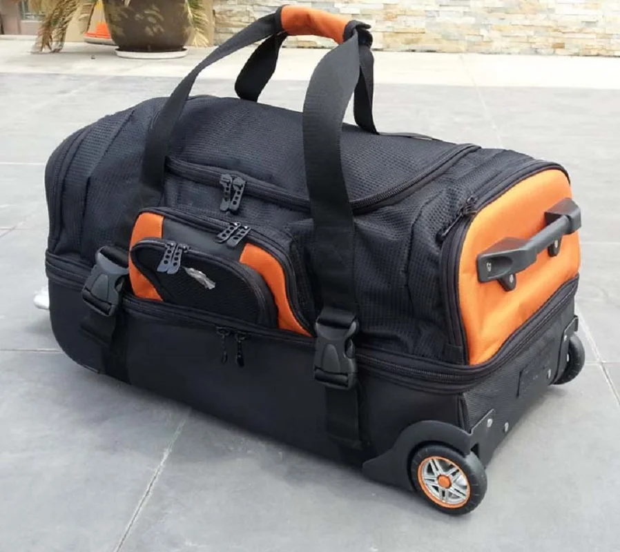 Durable Waterproof High Capacity Rolling Luggage Oxford Cloth Bag Women Trolley Case Men Travel Suitcase