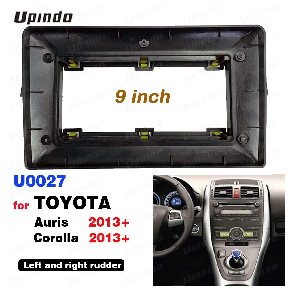 

Автомобильные аксессуары 2 Din 9-дюймовый Android-радио Carplay Fascia Panel Audio Frame Dash Board Mount Kit для Toyota Auris Corolla 2013