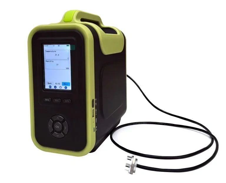 

Портативный газоанализатор CO2 (2025 год) для инкубаторов с измерением температуры и влажности, высокая чувствительность