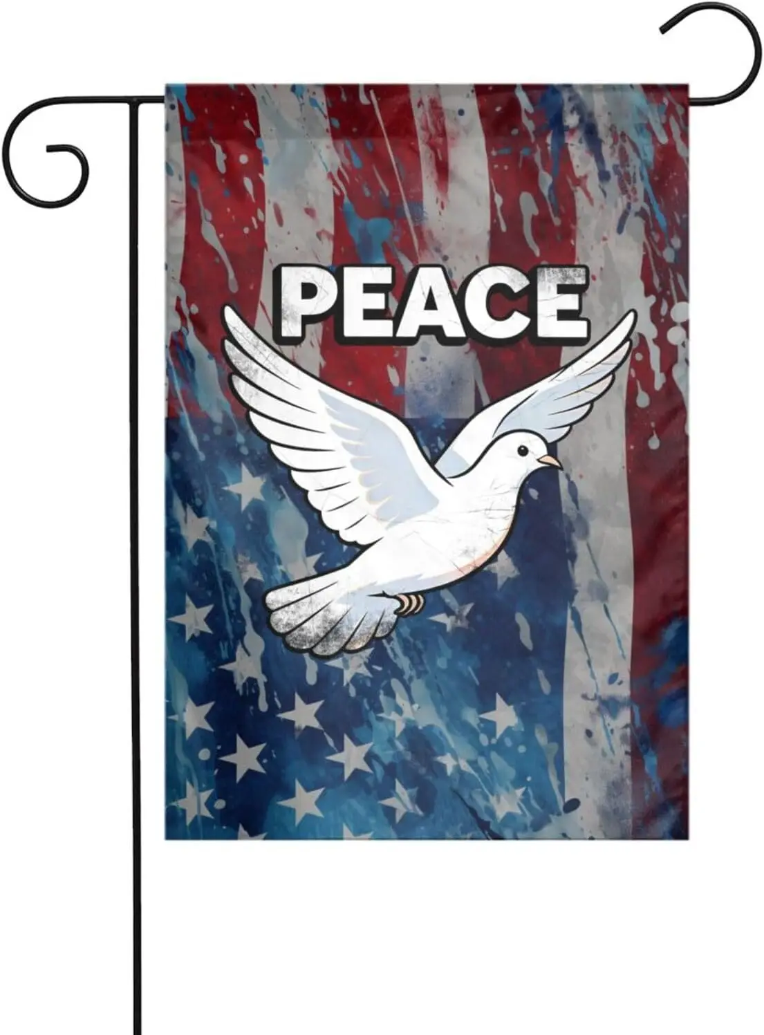 Garden Flag Peace Dove Double Sided Durable 12x18 Outside Banner Decor Garden Flags MMZ