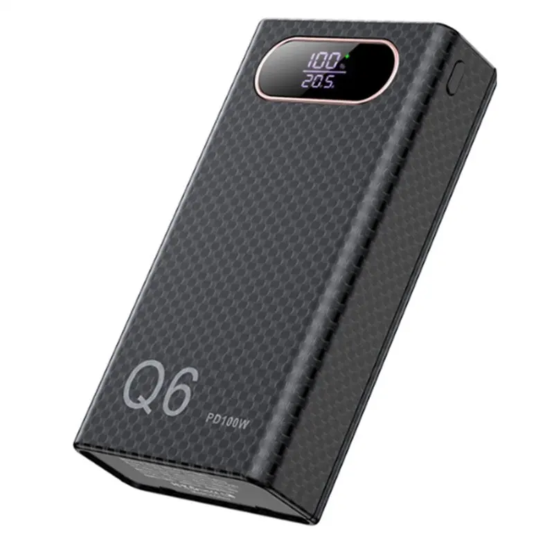 

Корпус для повербанка 100 Вт с доставкой за 24 часа, для зимы, поддержка сборки из 6 аккумуляторов 21700, зарядка /PD3.0/QC3.0 для ноутбуков и телефонов