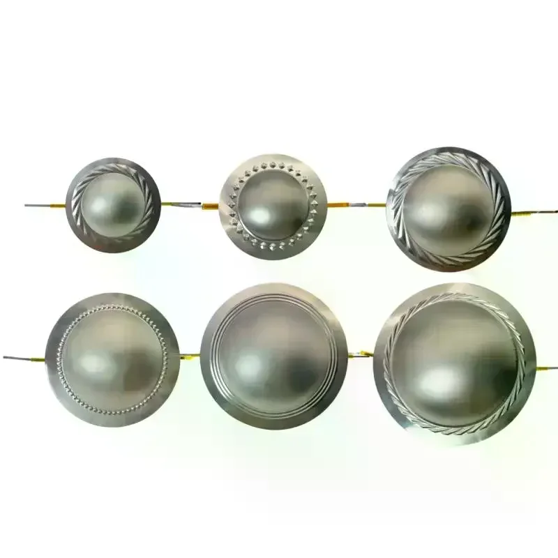 1Pcs Voice Coil Diaphragm Titanium Dome Speaker Replacement Diaphragm Multiple Sizes High Fidelity For Audio Speaker Repair