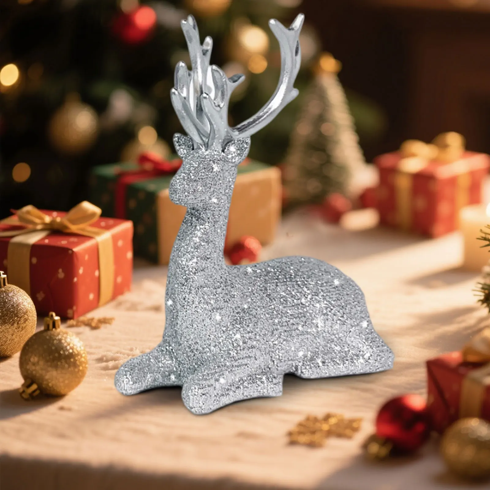 Hand Carve Resin Deer Ornamentation Reindeer Designs To Elevates Sophisticated Interior Styles Display Table Craft Home Decor
