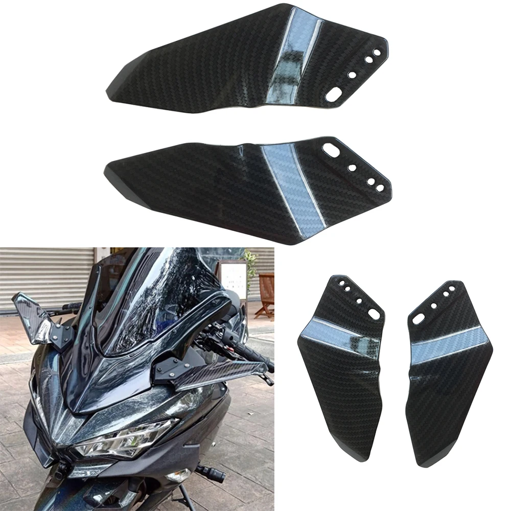 Motorcycle Side Winglet Aerodynamic  Wing Kit Spoiler Fairing For Kawasaki Ninja ZX-6R ZX 6R 636 ZX636 2019 2020 2021 2022 ZX6R