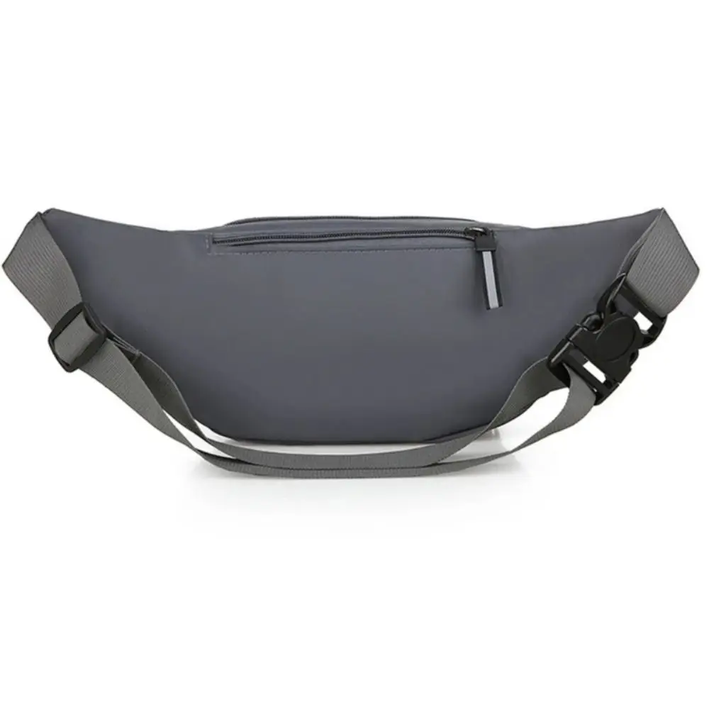 Bolsa de cintura multifuncional masculina de nylon, bolsa de peito crossbdoy ajustável de grande capacidade, leve, casual, bolsa de corrida, cinto, academia
