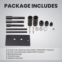 Twin Inner Cam Bearing Installer Puller Tool For Harley 1999+ Extractor Kit New
