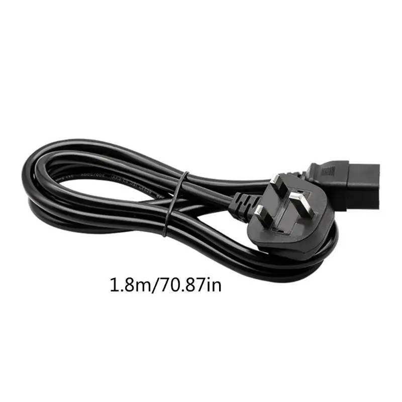 Kabel Konverter Daya 652F UK BS1363 13A 3 Cabang Ke C19 16A untuk Wadah Laptop