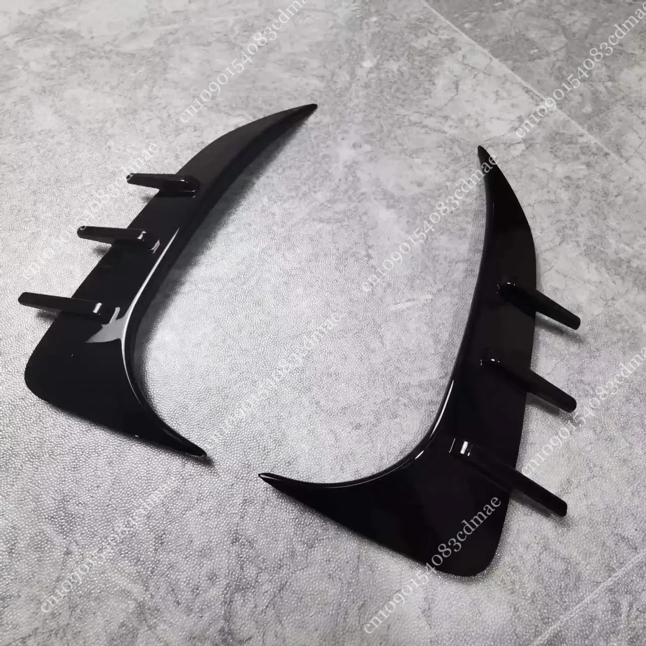 For BMW 2 Series F44 Gran Coupe M Sport 2020-2023+ Car Rear Bumper Side Spoiler Lip Splitter Air Vent Canard Body Kit Wind Knife