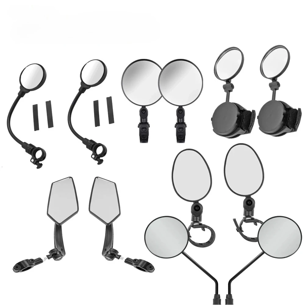 

1/2 шт. для мотоцикла, электрического скутера, велосипеда, зеркала заднего вида, электрического скутера, зеркала заднего вида, боковые зеркала, универсальные