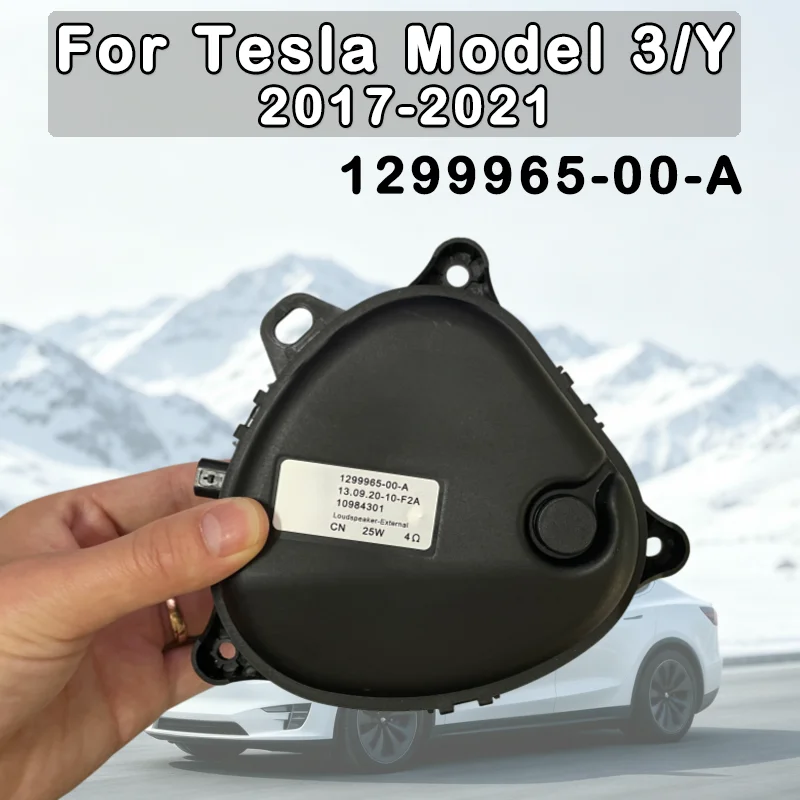 New OEM 1299965-00-A For Tesla Model 3 Model Y 2017-2021 Durable Performance Upgrade Buzzer Boombox Pedestrian Warning Speaker