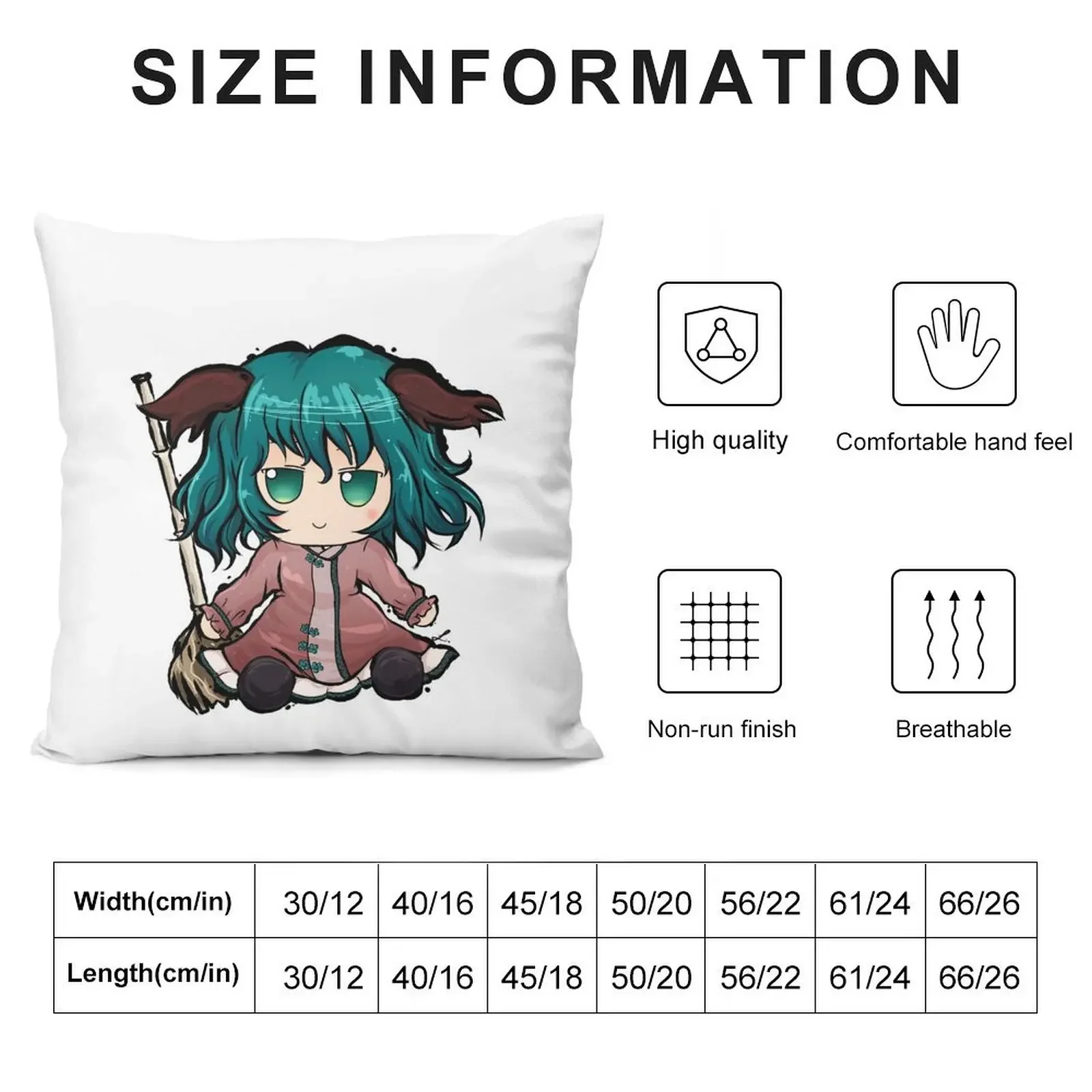 Kyouko Kasodani fumo touhou 17.5 style Throw Pillow Christmas Covers For Cushions Christmas Covers pillow