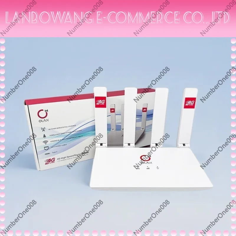 4G CPE Wireless Router MC50 Type-C Port SIM Card Slot 4 Antennas WiFi6 Single Ethernet Port