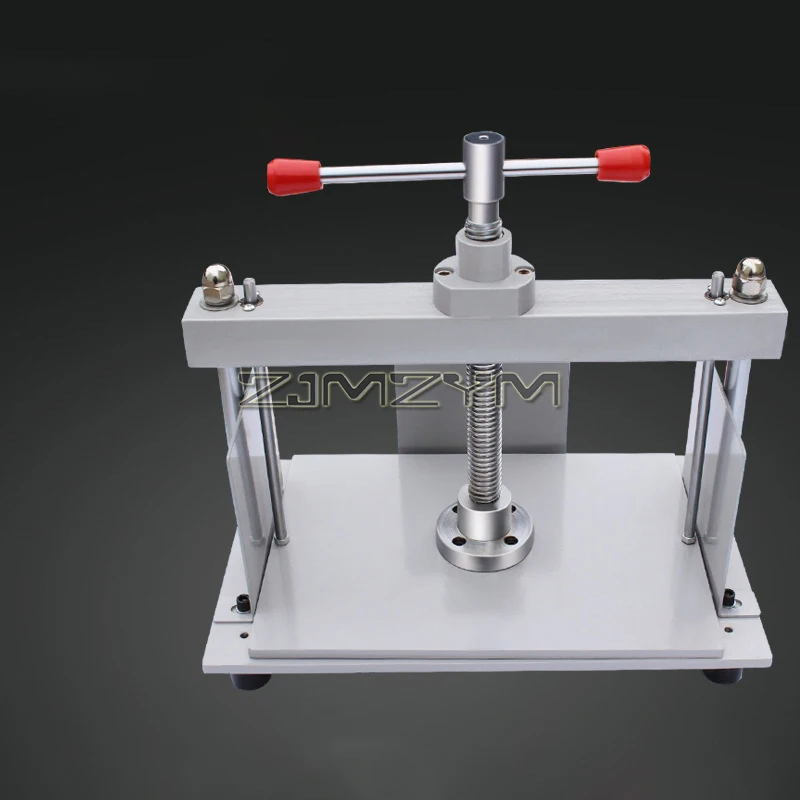 Manual Paper Press Machine A4 Book Press, Bookbinding Notes Office Invoice Steel Flattening Machine, Heavy Duty Bookbinder