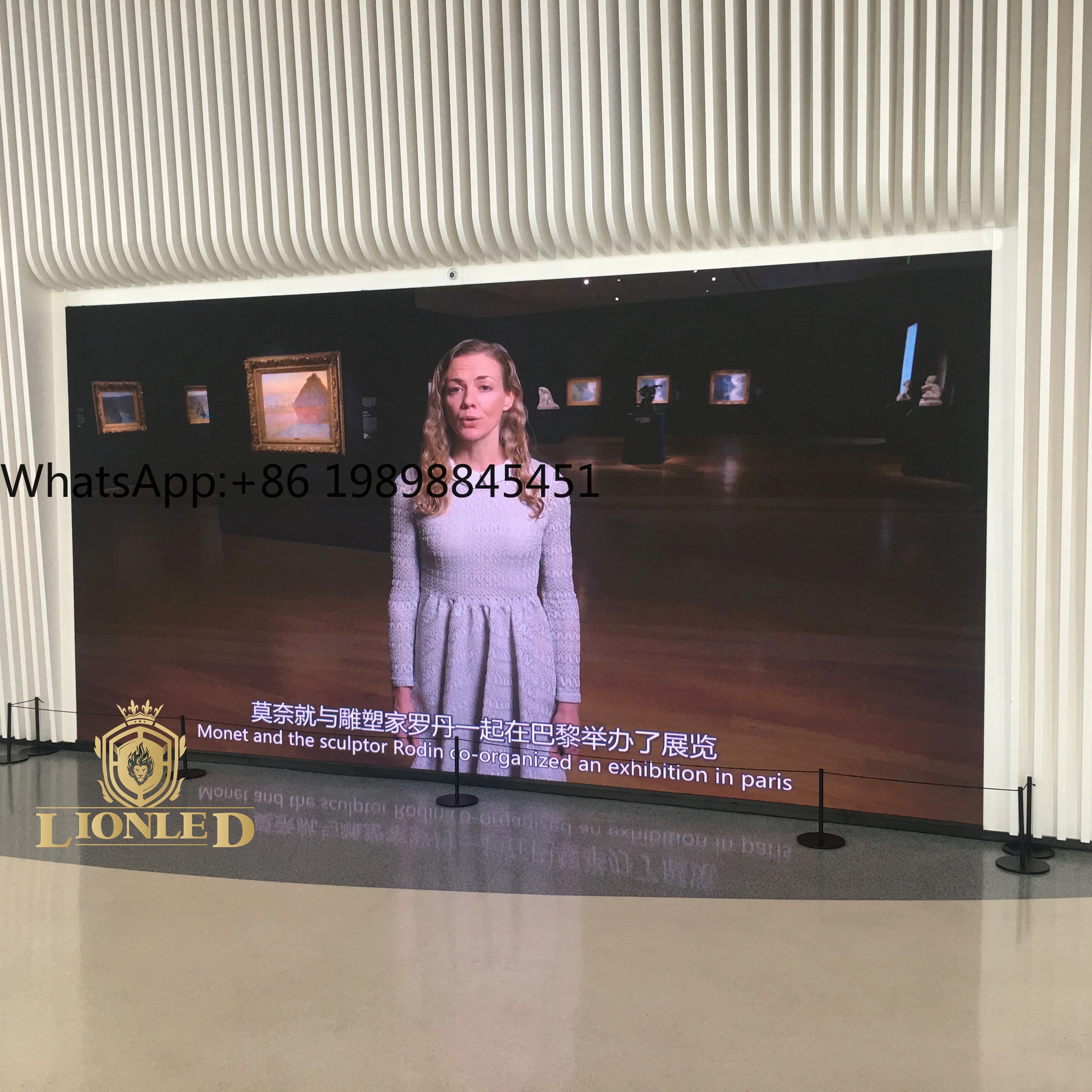 وصول جديد P1.56 شاشة عرض LED عالية الدقة ثابتة داخلية عالية الدقة مع خزانة ألومنيوم مصبوبة #1