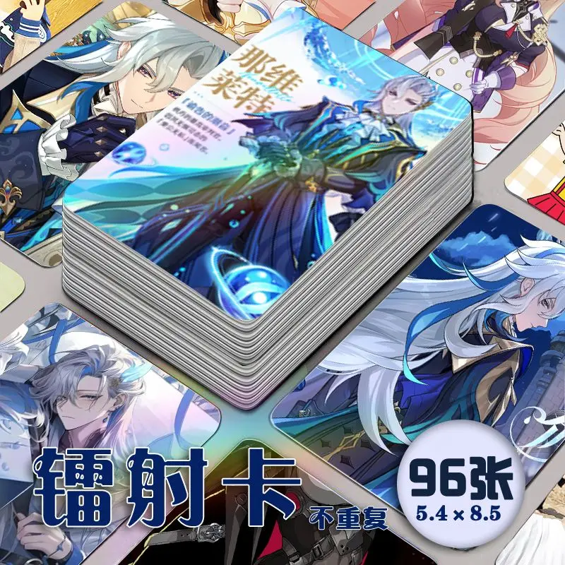 96 Pc/set Genshin Impact: Neuvillette Manga Lomo Card Album Comic Characters Photo Card Fans Collection Cards