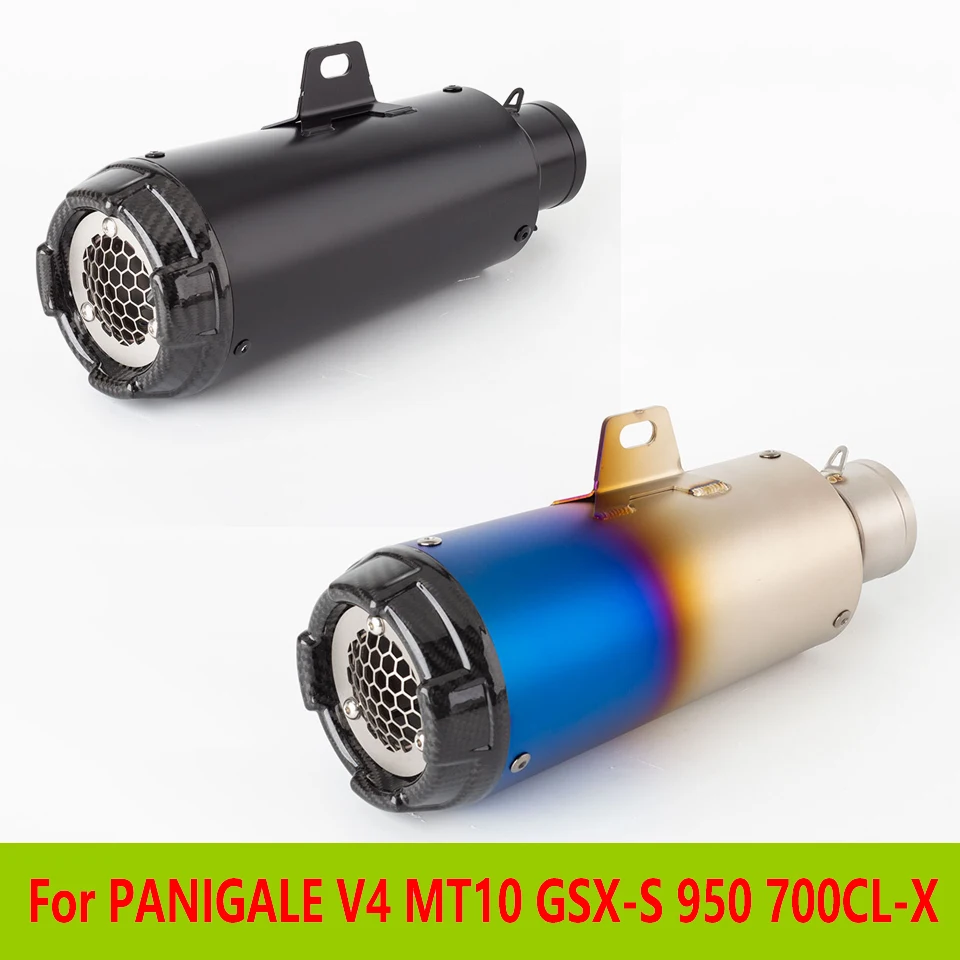 

Exhaust motorcycle muffler for PANIGALE V4 MT10 GSX-S 950 700CL-X VITPILEN 401 RC 8C F3 800R exhaust 36-51mm universal