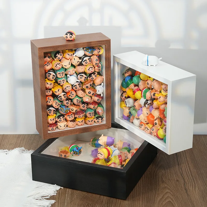 3D Speelgoedopslag Diy Frame Blind Box Pop Kleine pop Decoraties Creatieve fotolijst Kantoordecoratie Aangepaste fotolijst