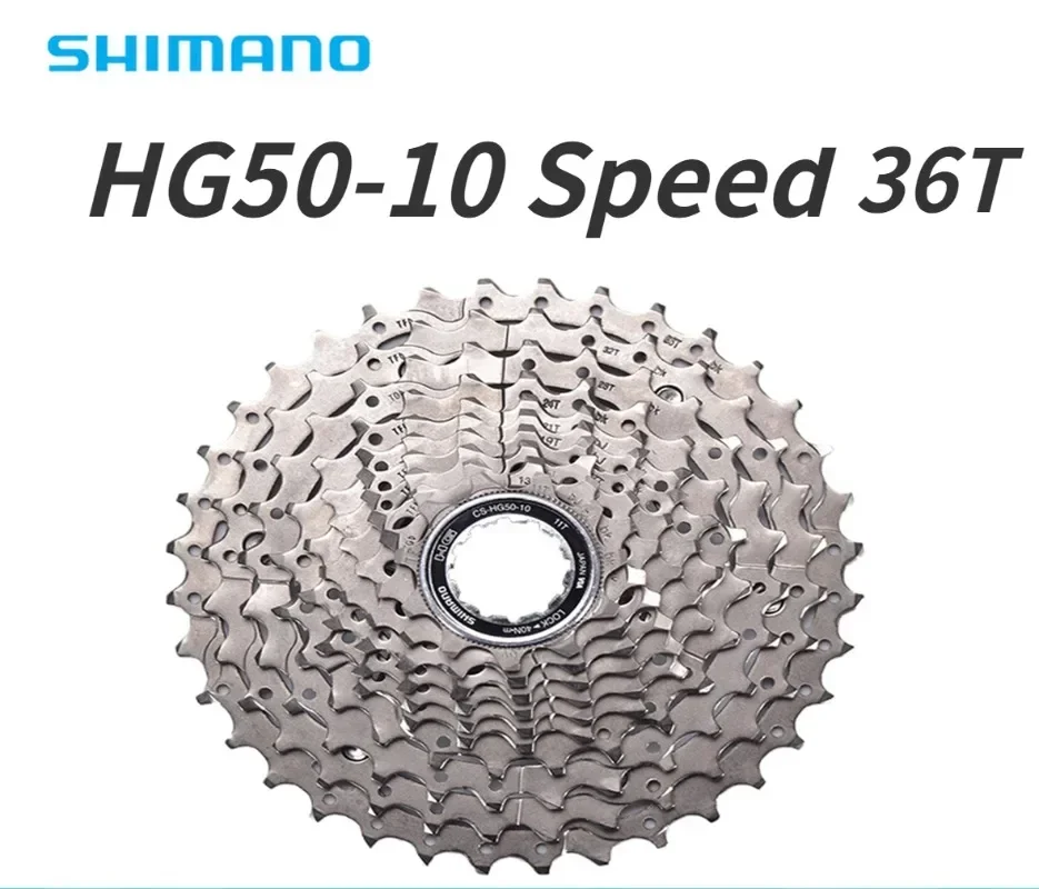 Shimano CS HG500 10 Speed Road Bicycle Cassette Sprocket For 10s 10v 12-28T 11-25/32T/34T 36T Freewheel Road Bike Accessories